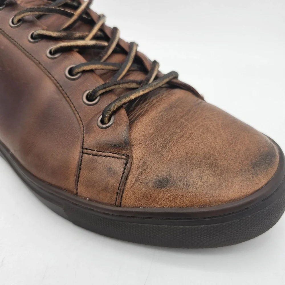 Thursday Boots Premier Low Top Shoes Mens 11 Brown Leather Lace Up Minimalist